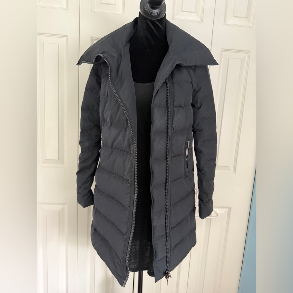 Authentic MONCLER Black Long Down Jacket